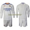 Original Trikotsatz Real Madrid Heimtrikot 2021-22 Langarm Für Kinder